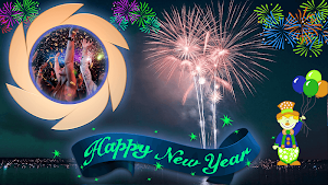 Happy New Year Photo Frame : New Year Editor Screenshot 3
