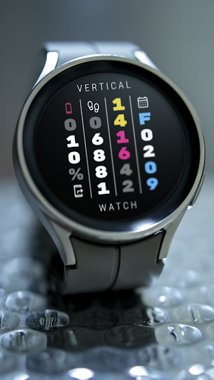 VERTICAL WATCH for Wear OS Screenshot 1