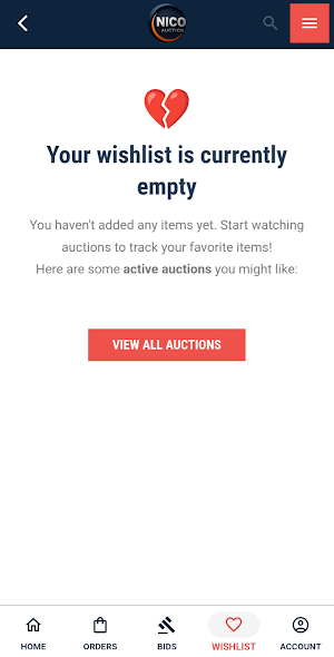 Nico Auction Screenshot 3