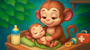 Little monkey care games Screenshot 2