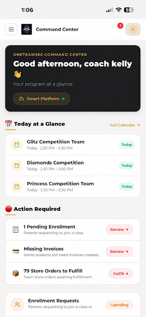 OneTeam360 - Team Management Screenshot 1