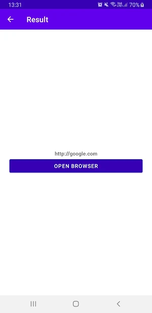 QR Code Scanner Screenshot 2