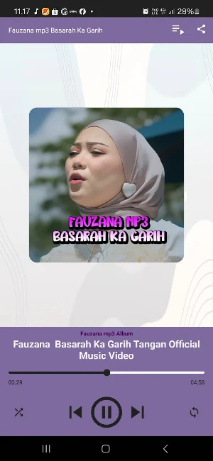Fauzana mp3 Basarah Ka Garih Screenshot 1
