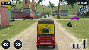 Tuk Tuk Game -Rickshaw Driving Screenshot 2