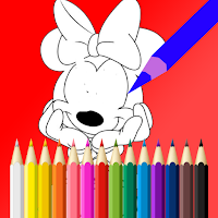 Cute Minnie Coloring Book