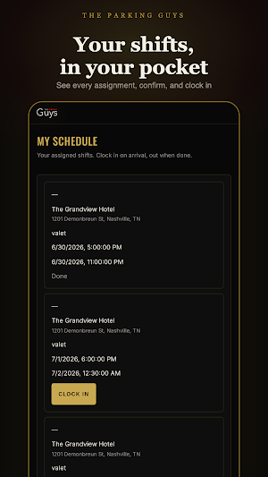 TPG Team Portal Screenshot 1