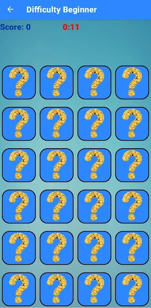 Emoji Cards Memory Matching Screenshot 0