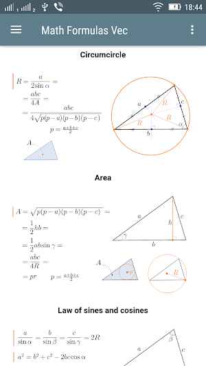 Math Formulas Vec Screenshot 1