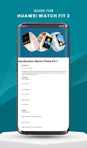 HUAWEI Watch FIT 2 Guide App Screenshot 3