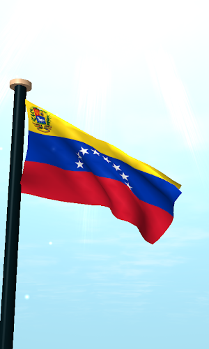 Venezuela Flag 3D Wallpaper Screenshot 1