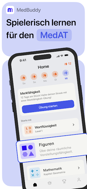 MedBuddy - MedAT Vorbereitung Screenshot 0