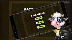 Push Block : Help Cow Escape Screenshot 2