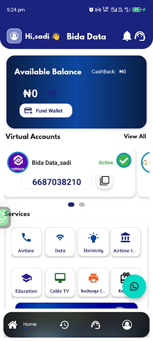 Bida Data | VTU Solutions Screenshot 0