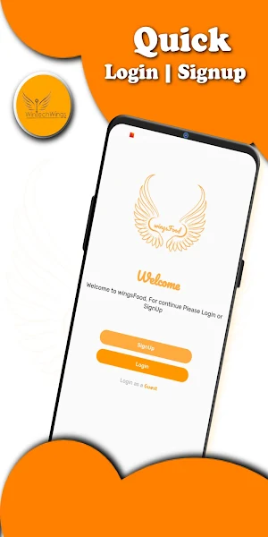 WingsFood Screenshot 2