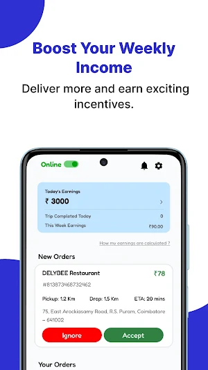 Delybees-Delivery Screenshot 1