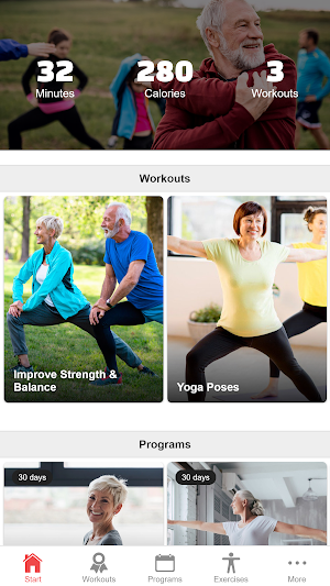Exercise Plan for Seniors Screenshot 0