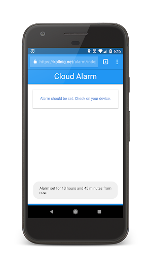 Cloud Alarm Screenshot 2