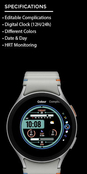 Night 87 - watch face Screenshot 3
