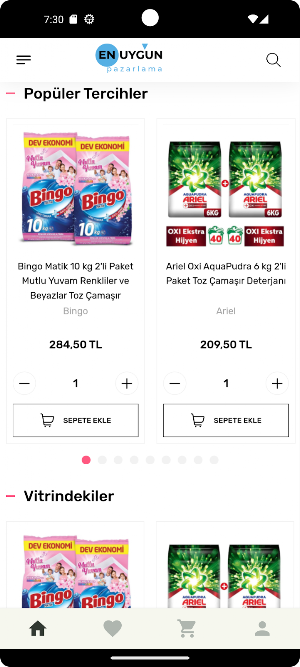 EN UYGUN STORE.COM Screenshot 1