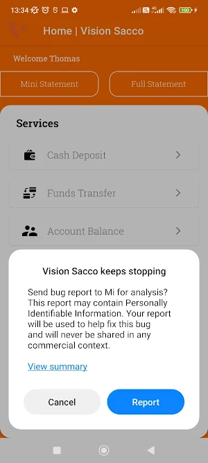 Vision Sacco Screenshot 3