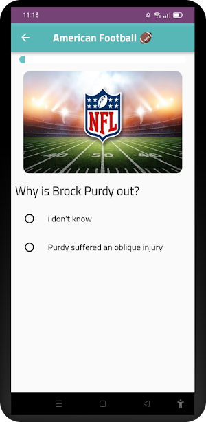 Brock Purdy football Screenshot 1