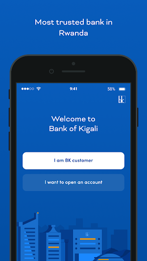 Bank of Kigali Mobile Banking Screenshot 0