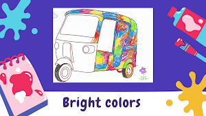 Cute Kids Coloring Game: 4-10y Screenshot 1
