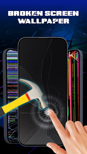 Magic Wallpaper: Broken Screen Screenshot 0