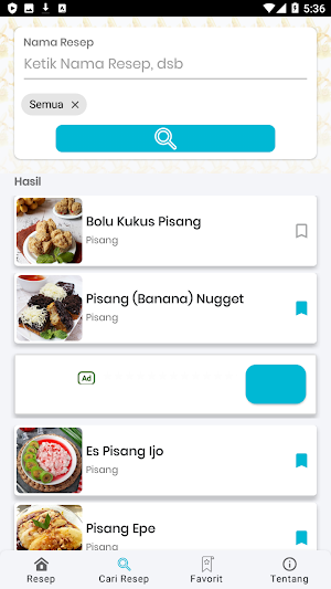 Resep Olahan Pisang Screenshot 3