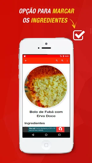 Receitas de Bolo de Fubá Screenshot 1