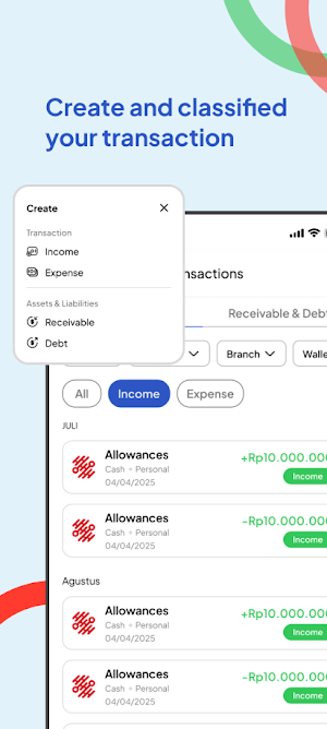 Cashfio - Money Management Screenshot 1