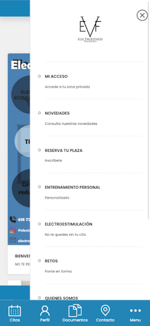 Electrofitness Valladolid Screenshot 1