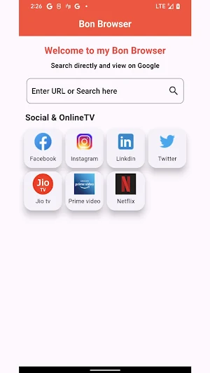 Bon  Browser Screenshot 1