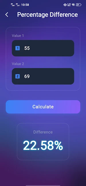 Smart Percentage Calculator Screenshot 3