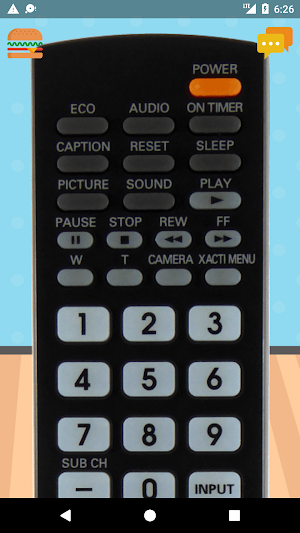 Remote Control For Sanyo TV Screenshot 1