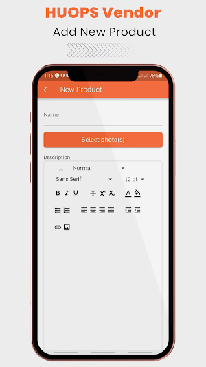 Huops | vendors Screenshot 2