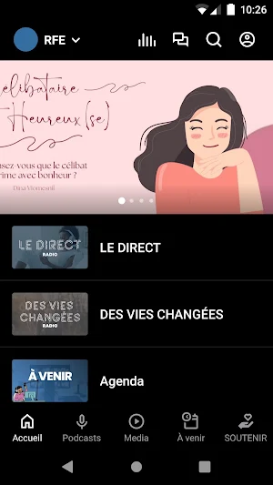 RFE - Radio Chrétienne Screenshot 0