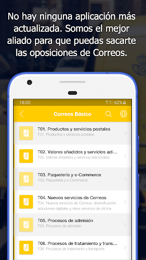 iCorreos – Oposiciones Correos Screenshot 2