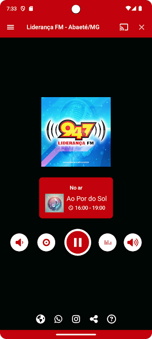 Liderança FM - Abaeté/MG Screenshot 0