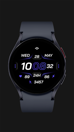 Rush 2: Digital Watch Face Screenshot 1