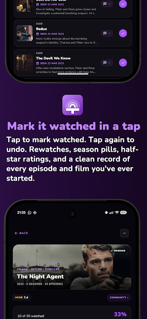 Televise: TV & Movie Tracker Screenshot 3