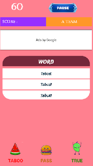 Tabooa Word Game for Kids Screenshot 0