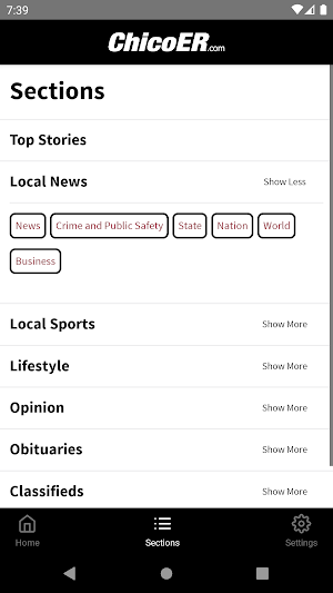 Chico Enterprise Record Screenshot 2