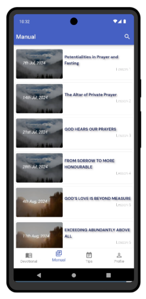 Fulga devotional Screenshot 2