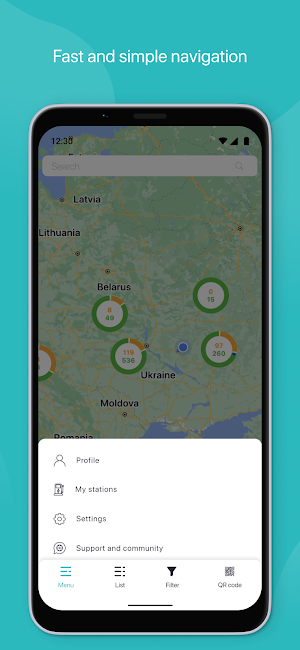 EVA Chargers Screenshot 1