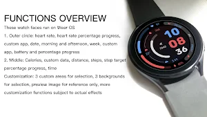 Red Blue Colors For Wear OS Screenshot 3