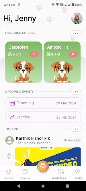 PetCrave - Pet Care tracker Screenshot 1