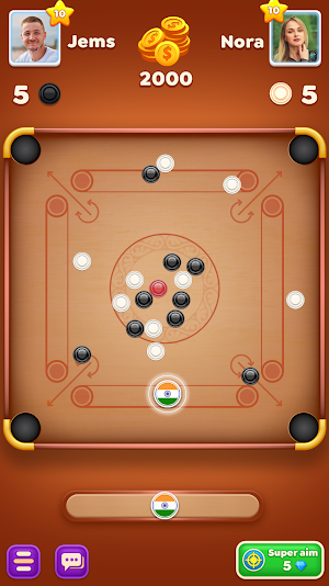 Carrom Match Screenshot 0