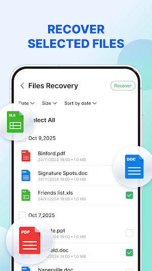 Photos Recovery - File Restore Screenshot 2