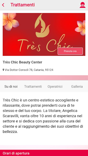 Très Chic Beauty Center Screenshot 1